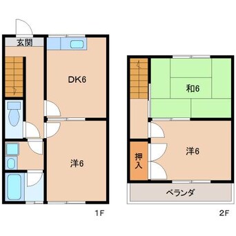 間取図 ハイツ千旦