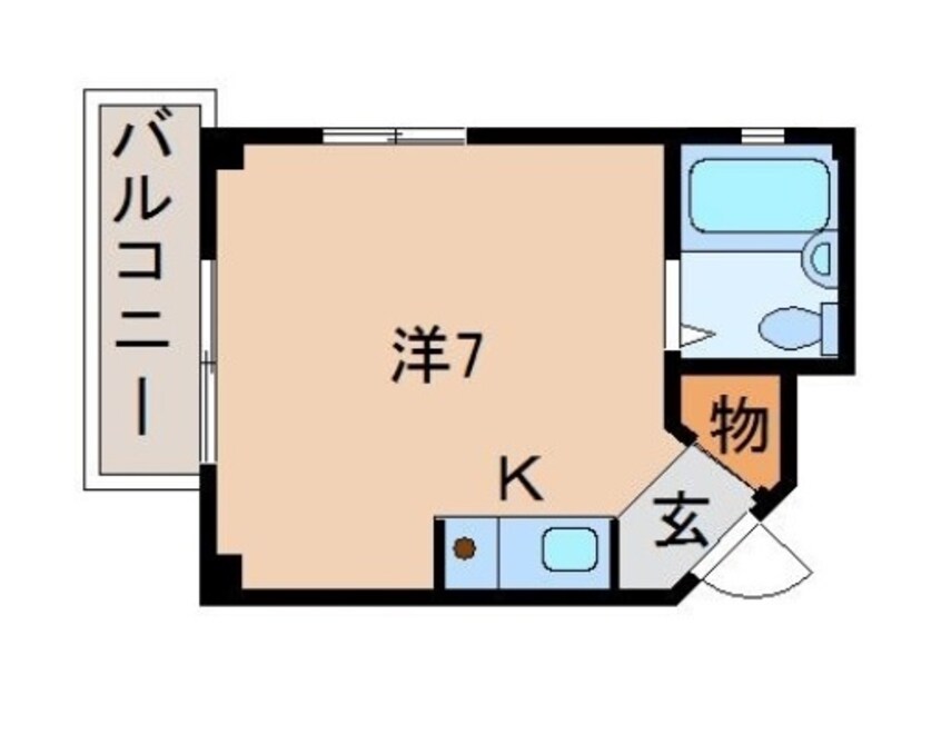 間取図 ケルン中島