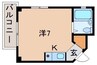 ケルン中島 1Rの間取り