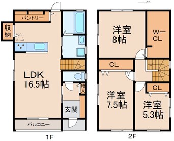 間取図 uala A･B･C･D棟