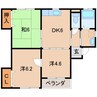 メゾンＭＡＥＳＨＩＭＡ 3DKの間取り