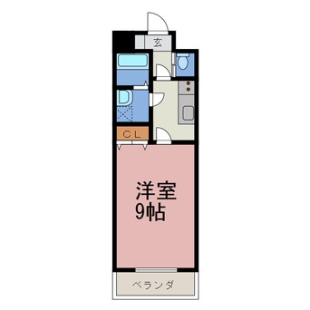 間取図 シャンティ平和通
