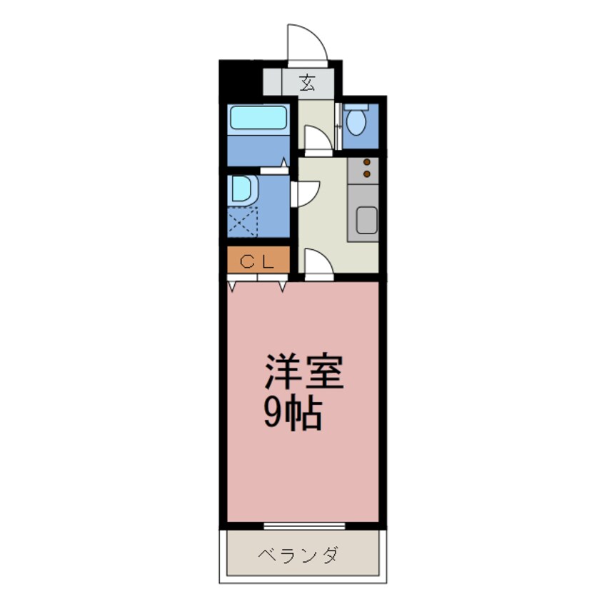 間取図 シャンティ平和通