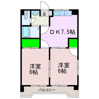 間取図 マリンパレットⅢ