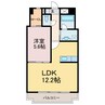 日興ビル中央 1LDKの間取り