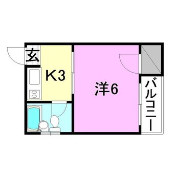 間取図 第二曙マンション