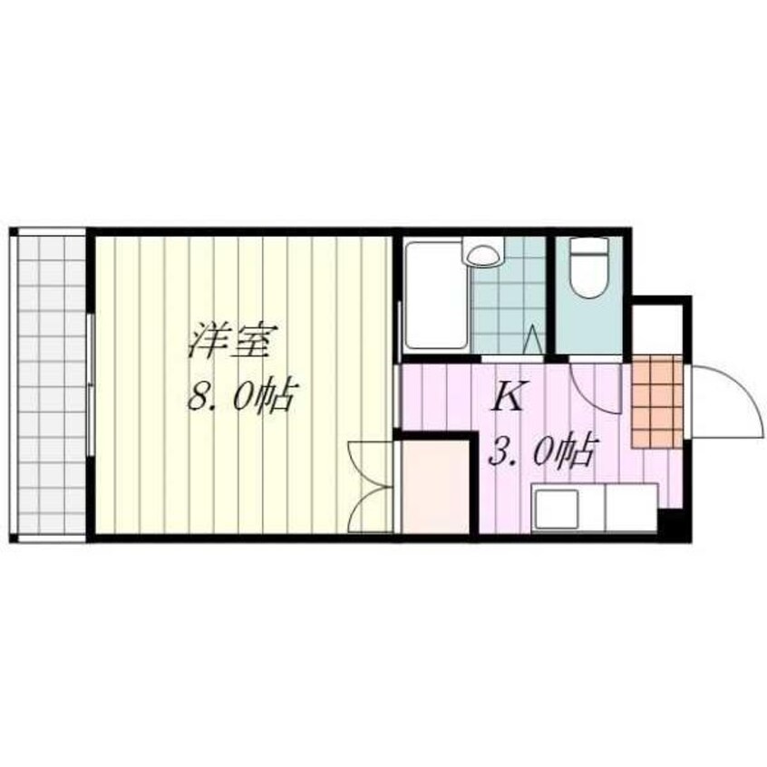 間取図 コーポラス久野