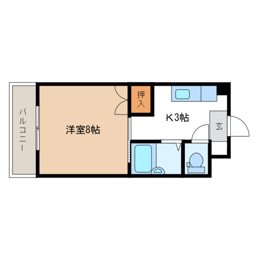 間取図 コーポラス久野