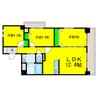 GARIREO　CITY　TERRACE 3LDKの間取り