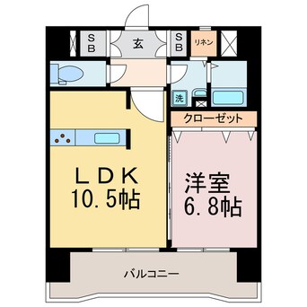 間取図 スカイタワー勝山