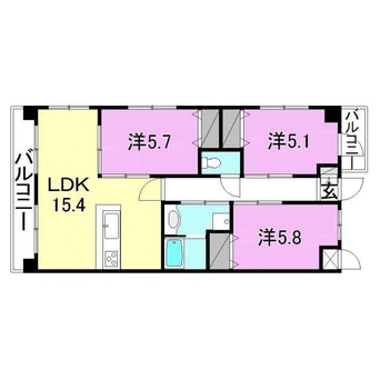 間取図 アルカサール道後