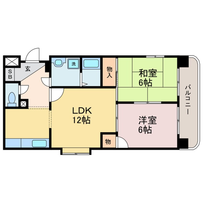 間取図 シャンピア味酒