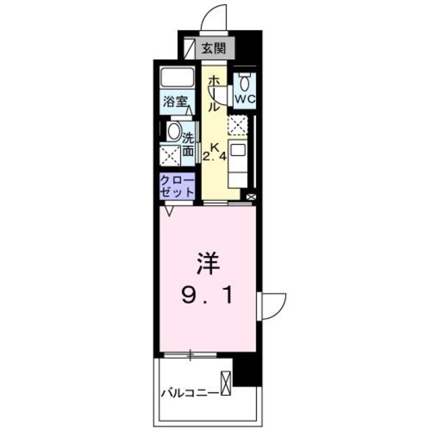 間取図 サン住吉Ⅱ