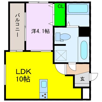 間取図 ヴァレーレ萱町