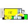 アステリア萱町 1LDKの間取り