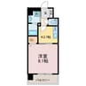 アステリア萱町 1Kの間取り