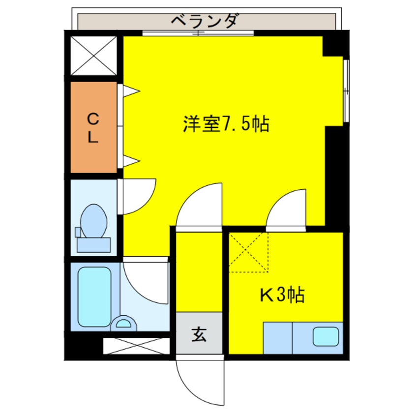 間取図 フレンドリー清水