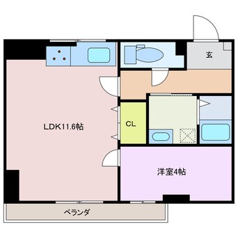 間取図 フレンドリー清水