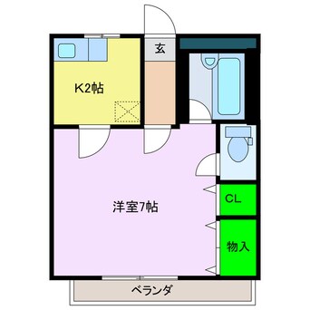 間取図 フレンドリー清水