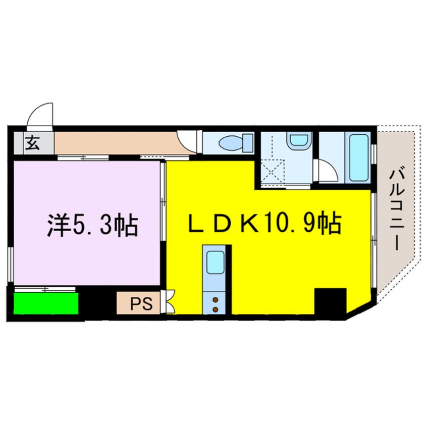 間取図 アスティオン本町