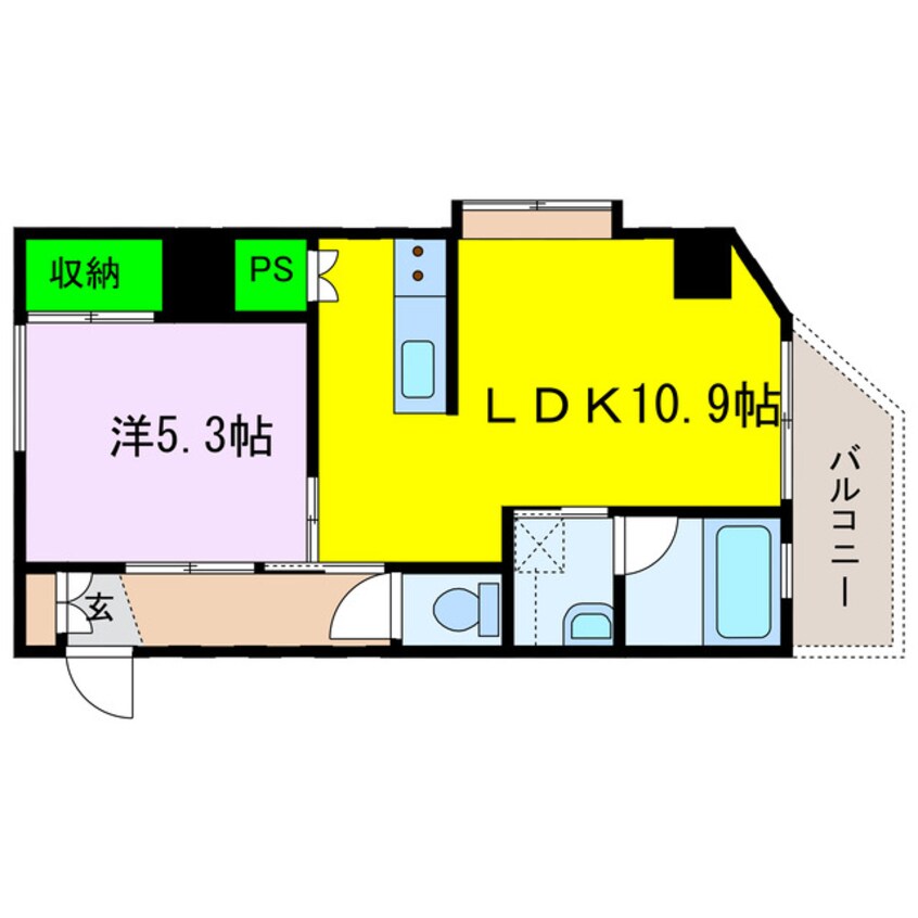 間取図 アスティオン本町