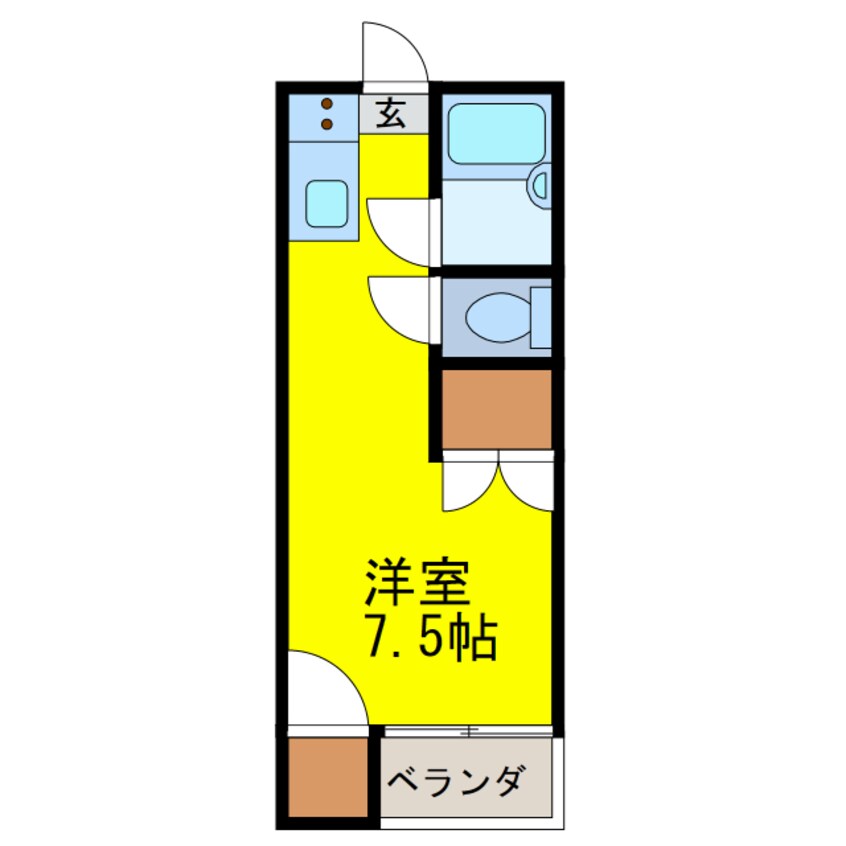 間取図 ヴィレッジ道後