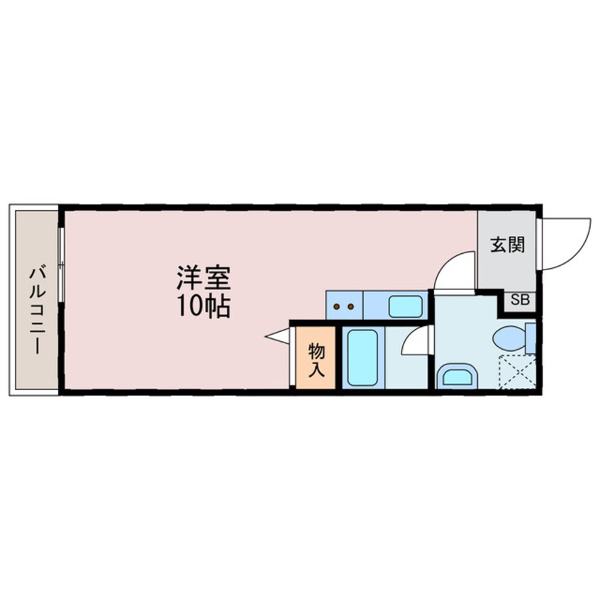 間取図 ラッキー味酒ハイツ