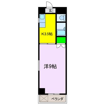 間取図 シティーハイツ道後