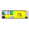 ベルジュ道後 1Kの間取り