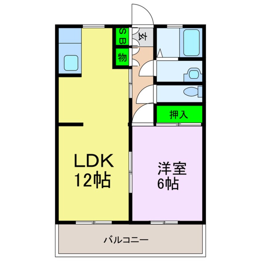 間取図 アネックス湯渡