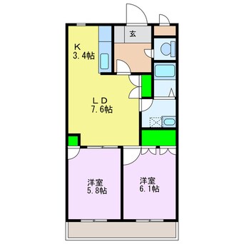 間取図 メゾン・ビューエクセル