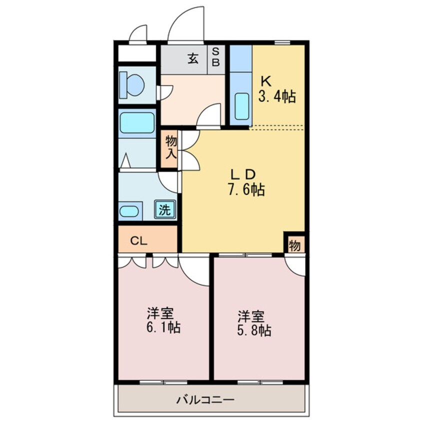 間取図 メゾン・ビューエクセル