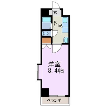 間取図 ブラウンハイム味酒