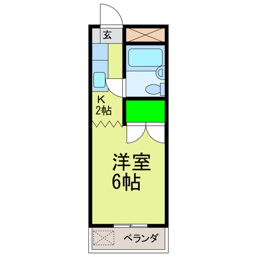 間取図 パールハイツ寿