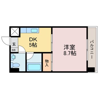 間取図 グレイスパル木屋町