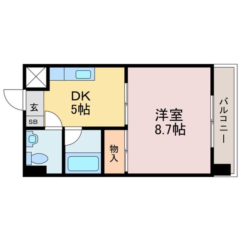 間取図 グレイスパル木屋町