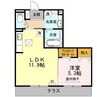 felice岩崎 1LDKの間取り