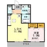 felice岩崎 1LDKの間取り