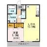 felice岩崎 1LDKの間取り
