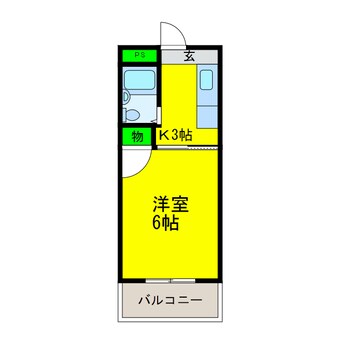 間取図 レ・セーナ中一万