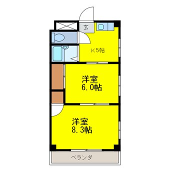 間取図 クリスタルビル