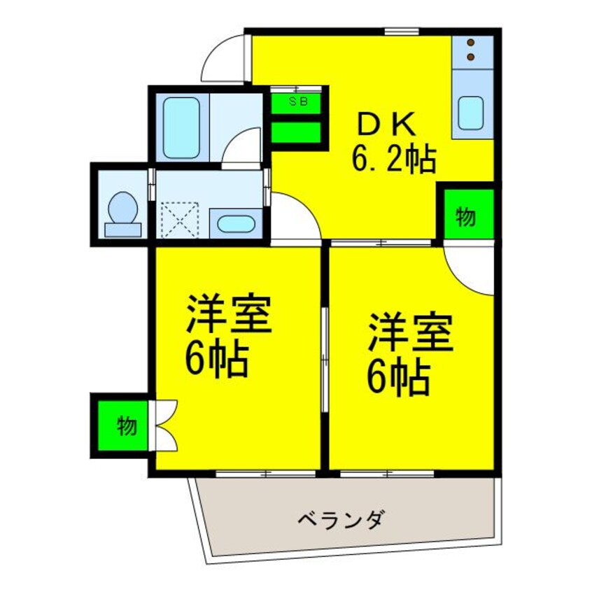 間取図 アップルリング