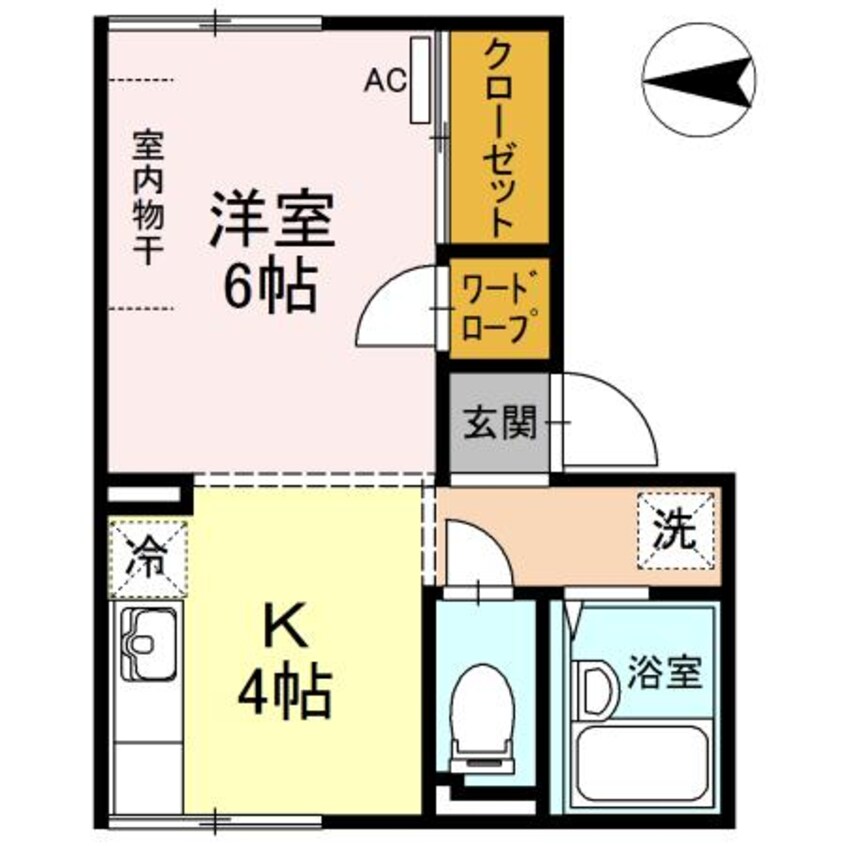 間取図 コーポ岩崎