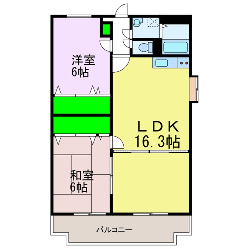 間取図 コンフォルト室町