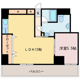 間取図 エスペランサ勝山