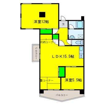 間取図 セントヒルズ山越