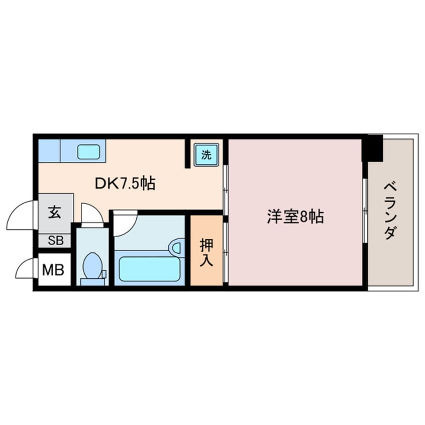 間取図 ACTY本町