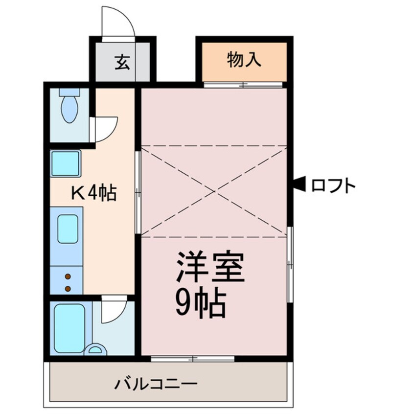 間取図 ヴィラ花みずき