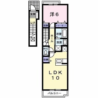 間取図 プラシード山越　Ａ