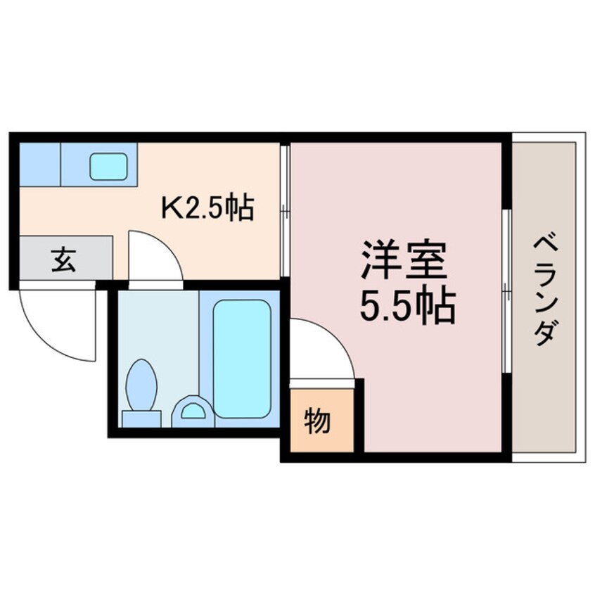 間取図 岡崎第６ビル